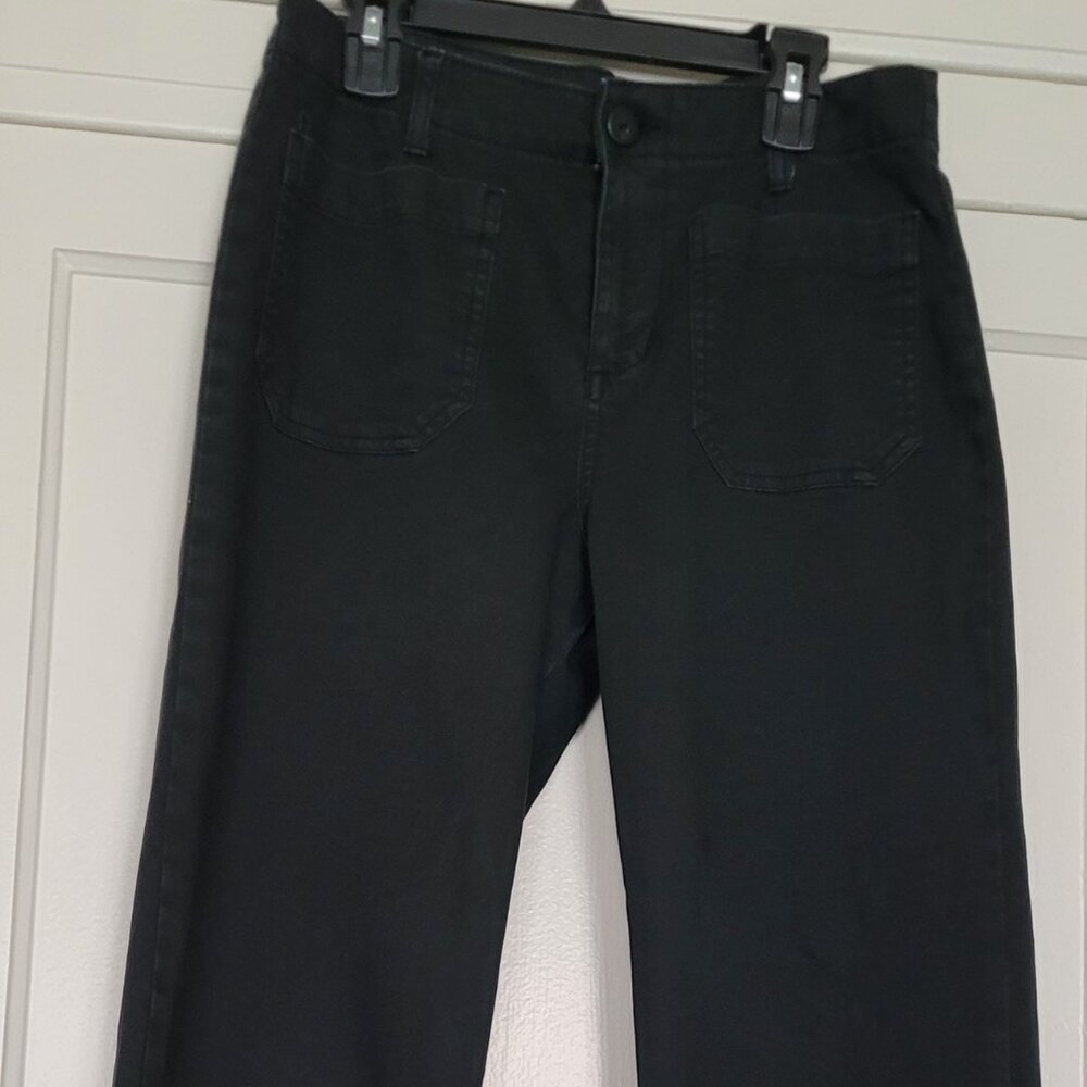 Black loose-fitting cotton Sanctuary Pants size 26 waist.